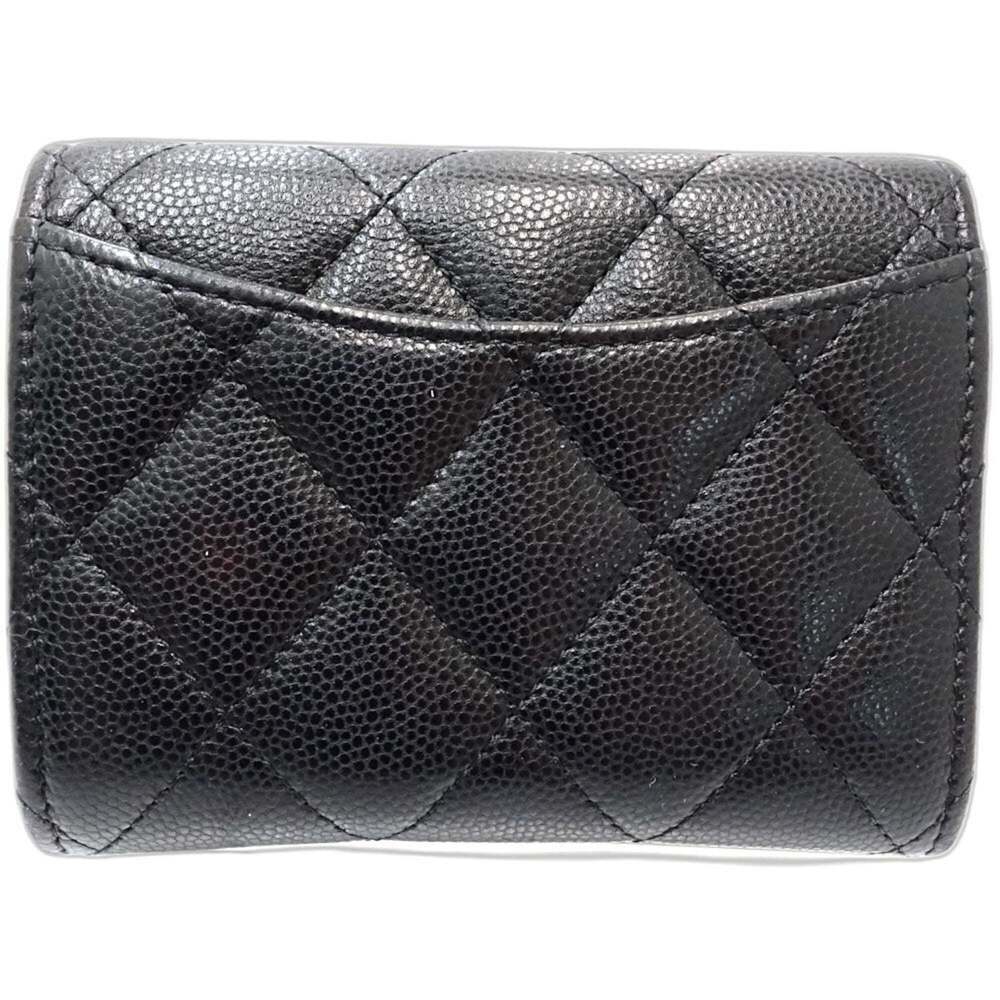 CHANEL Authentic Black Caviar Leather Wallet - Picture 4 of 10